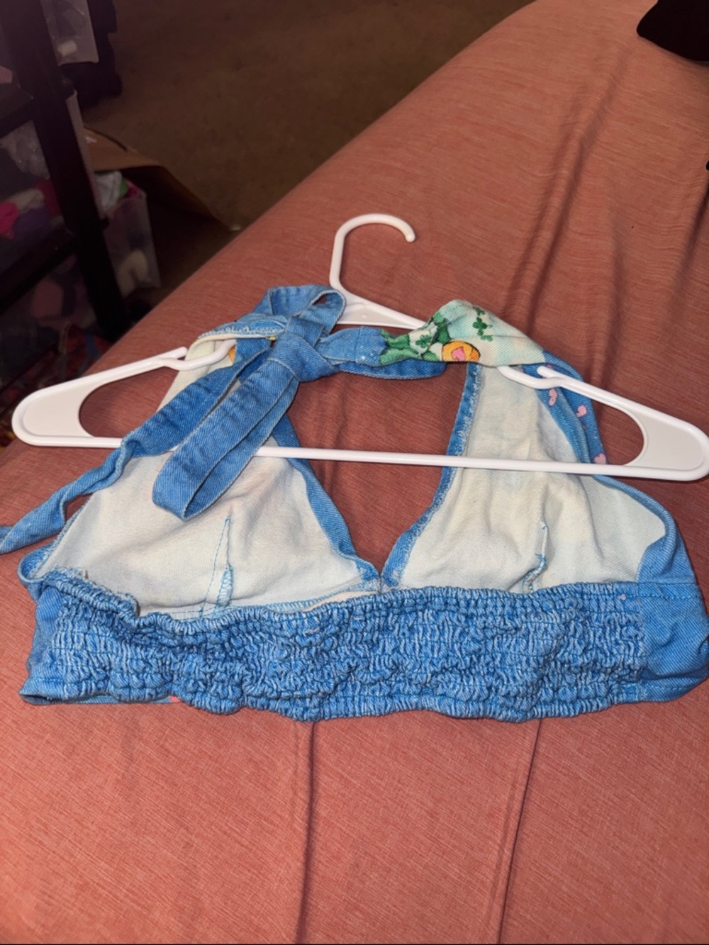 Dollskill Blue Care Bears Rainbow Halter Top - Picture 4 of 4